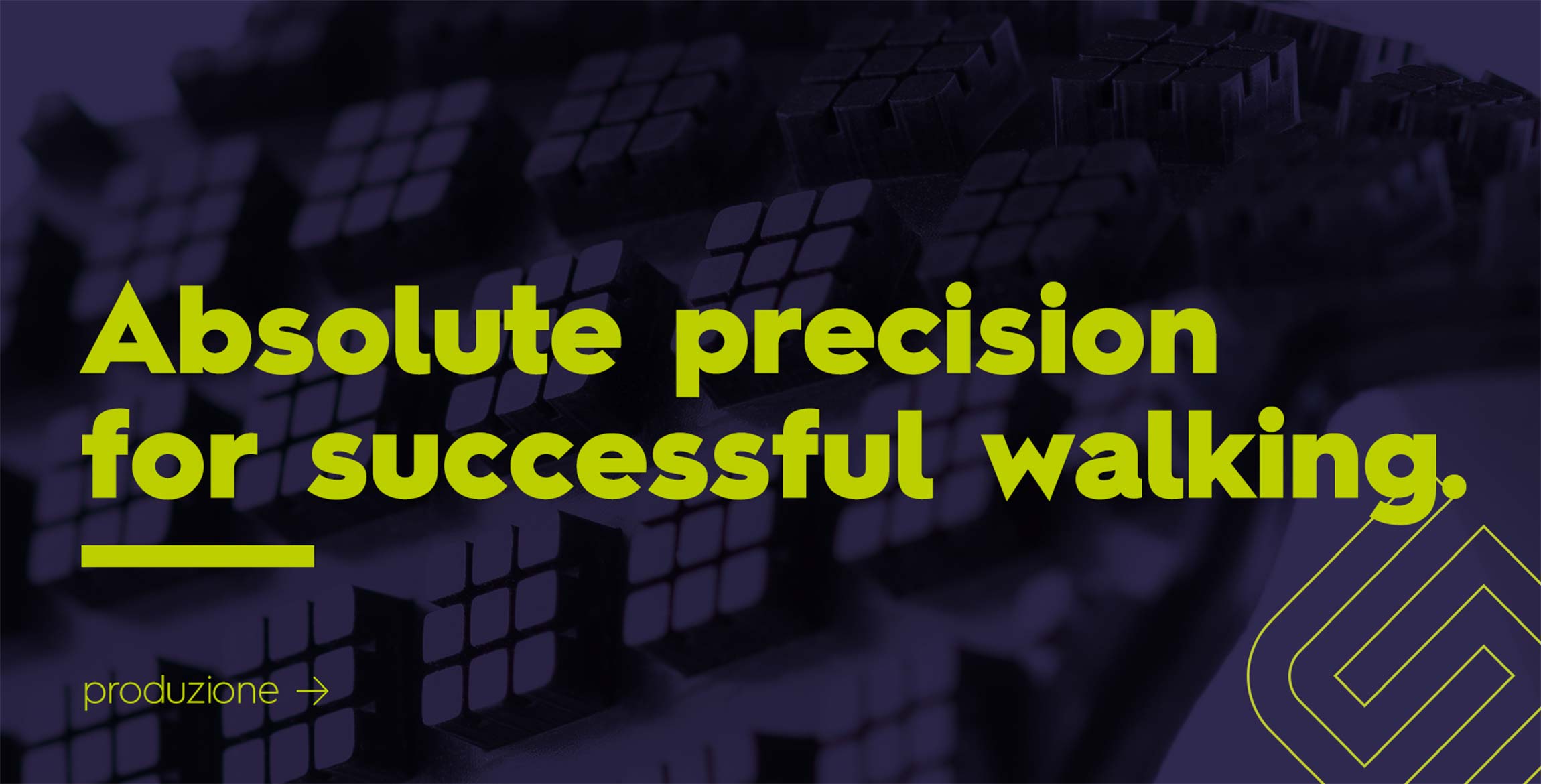 Absolute precision for successful walking